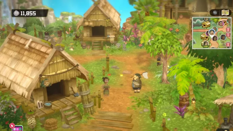 Localização de insetos e besouros em Dave the Diver: In the Jungle