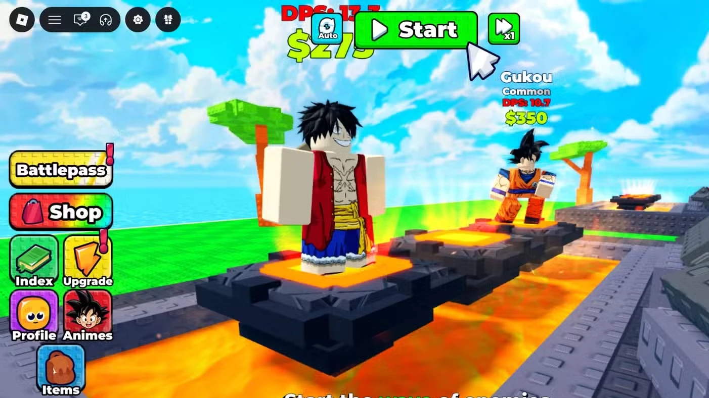 Defend ur Base with Anime Codes