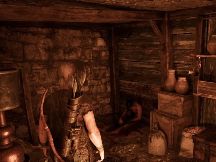 Localizando Bran em Gothic 1 Remake: missão Up to His Neck