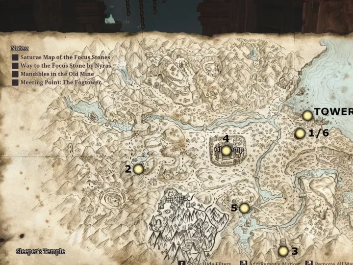 Localizações dos Chromanin em Gothic 1 Remake e recompensa da missão