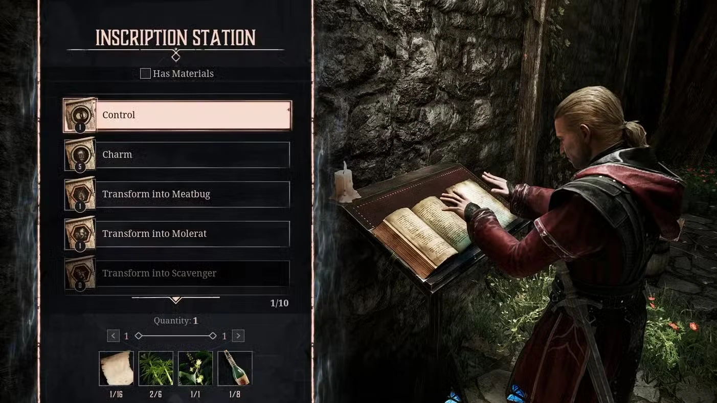 Gothic 1 Remake How To Learn Scroll Crafting