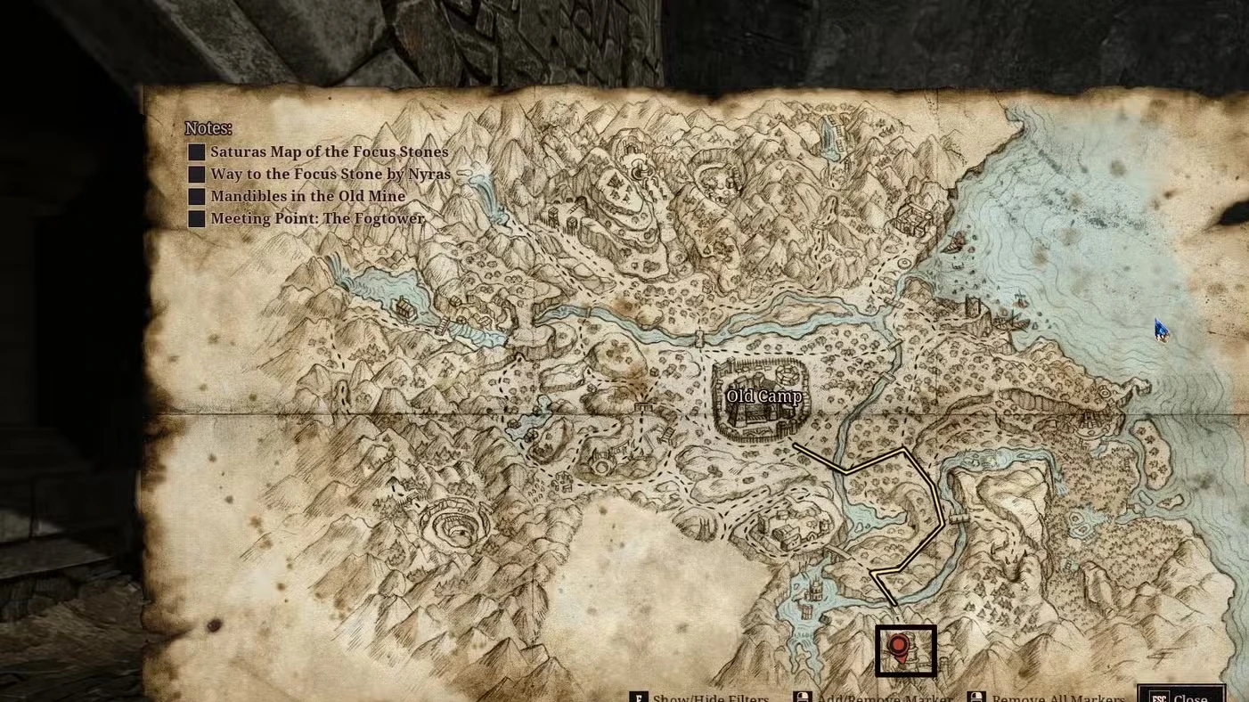 Gothic 1 Remake Mountain Fortress Focus Stone Guide
