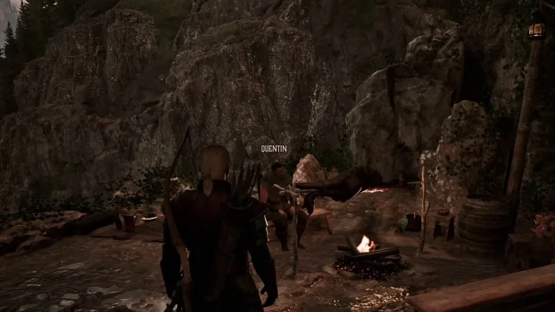 Onde encontrar Quentin no remake de Gothic 1 — Acampamento dos Rogues
