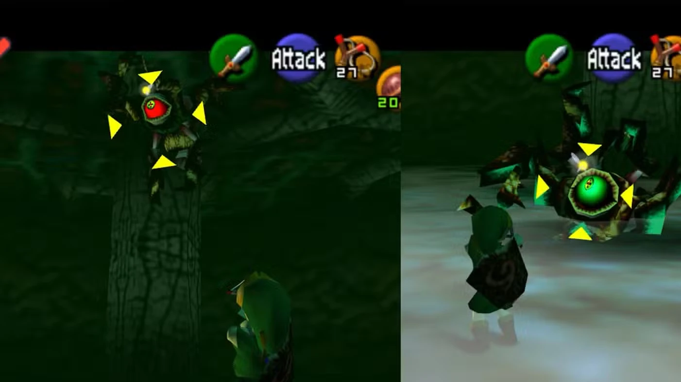 Great Deku Tree walkthrough in Zelda: Ocarina of Time