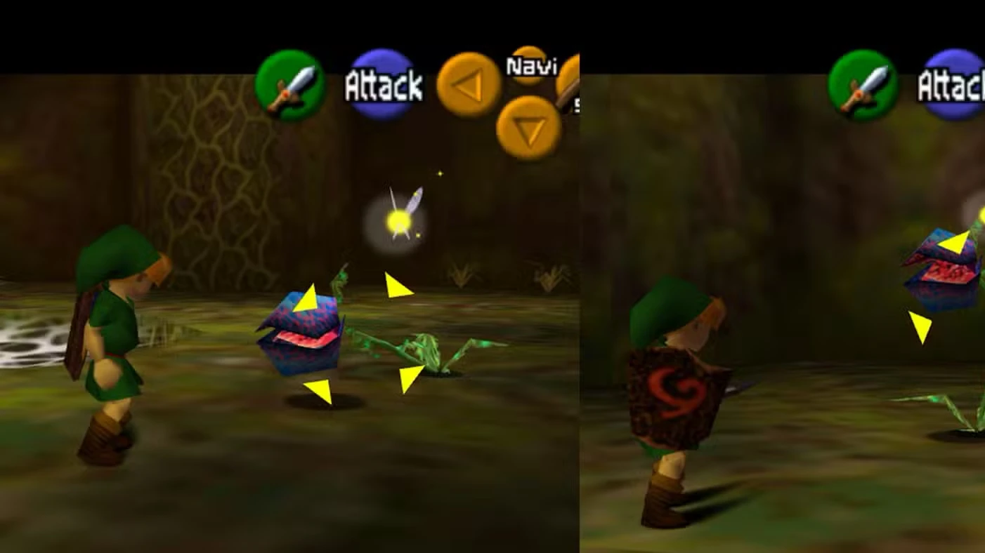 Great Deku Tree walkthrough in Zelda: Ocarina of Time