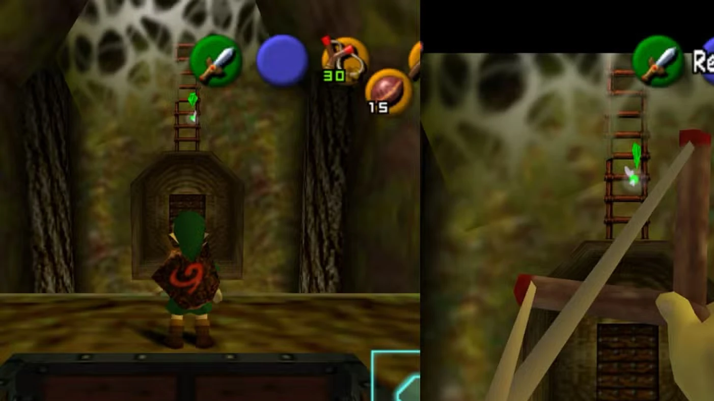 Great Deku Tree walkthrough in Zelda: Ocarina of Time