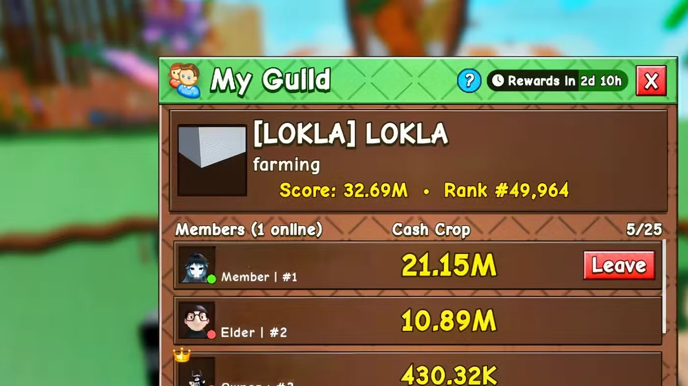 Grow a Garden 2 Guilds Guide