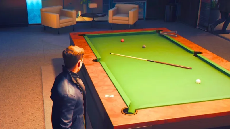Como enfrentar Greenway em uma partida de sinuca em 007 First Light
