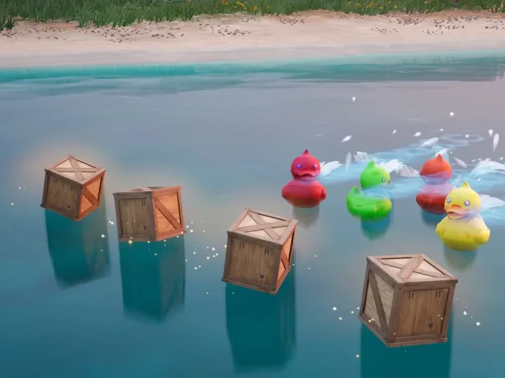 Completar o minijogo Corrida dos Patos em Fortnite Runners