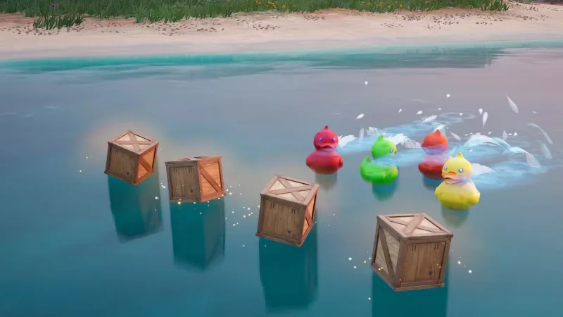 Completar o minijogo Corrida dos Patos em Fortnite Runners