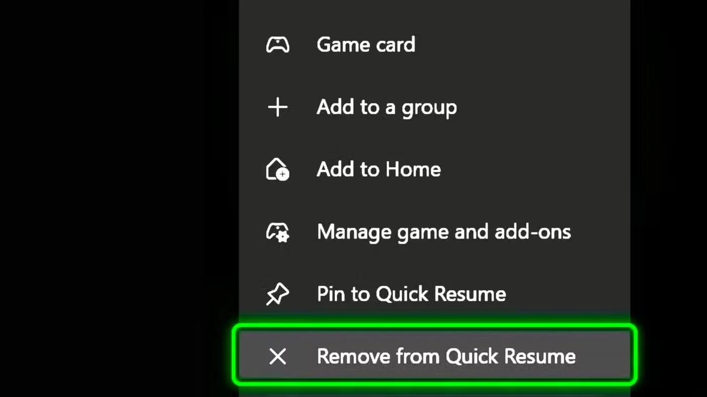 How to Disable Quick Resume on Xbox Series X|S