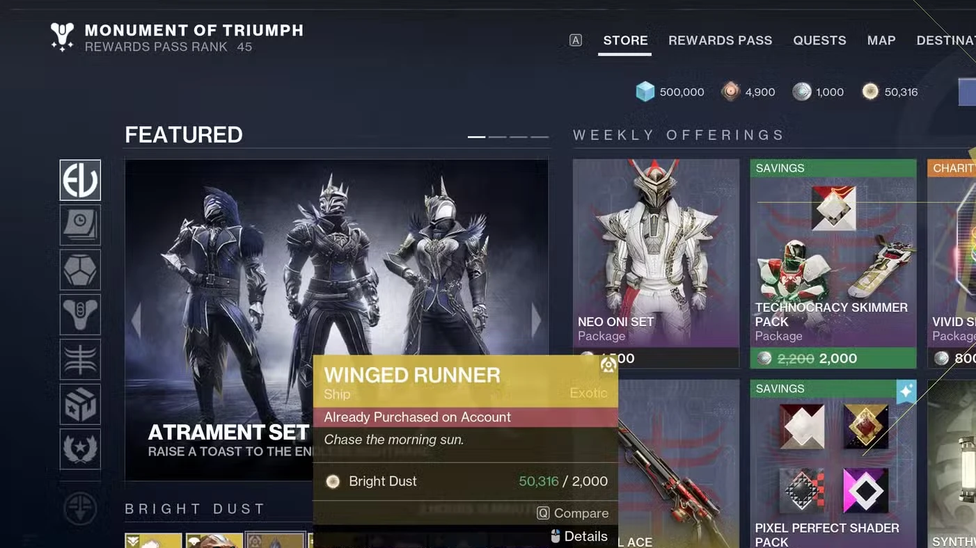 How to Do the Destiny 2 Bright Dust Refund Glitch