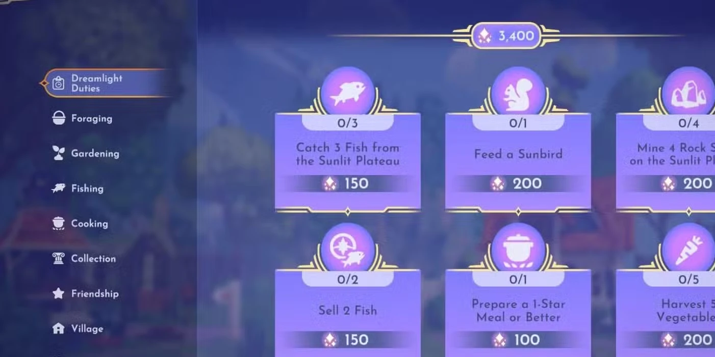 How to Get All Buttons in Disney Dreamlight Valley