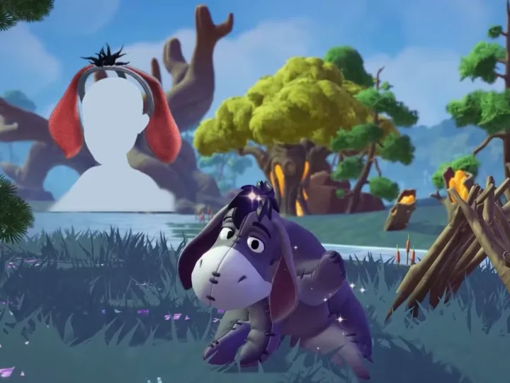 Resgate gratuito das orelhas do Eeyore em Disney Dreamlight Valley