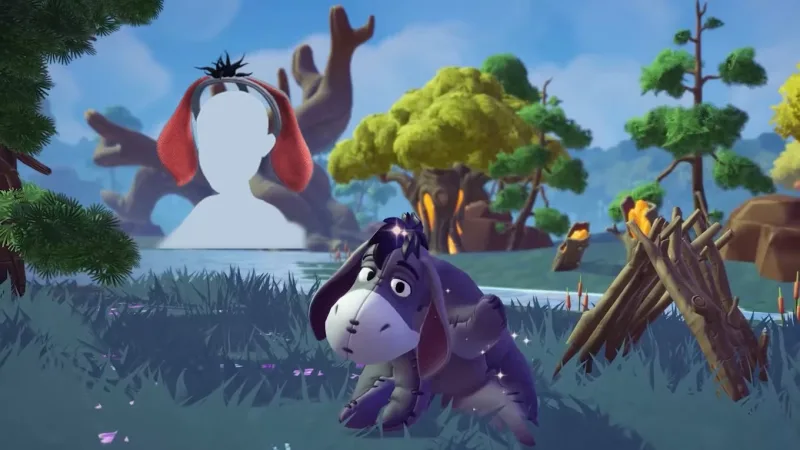 Resgate gratuito das orelhas do Eeyore em Disney Dreamlight Valley