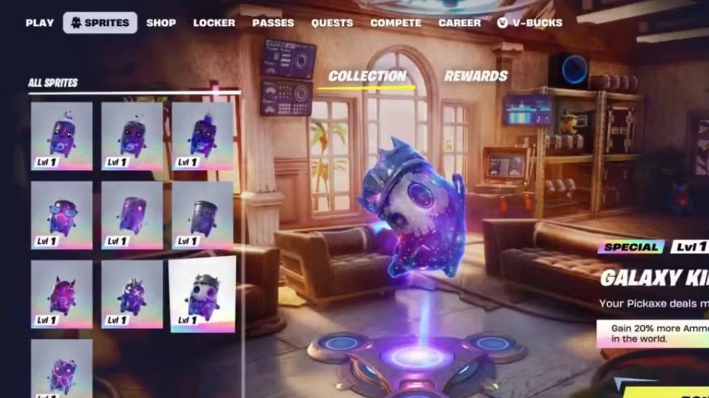 How to Get Galaxy Sprites in Fortnite