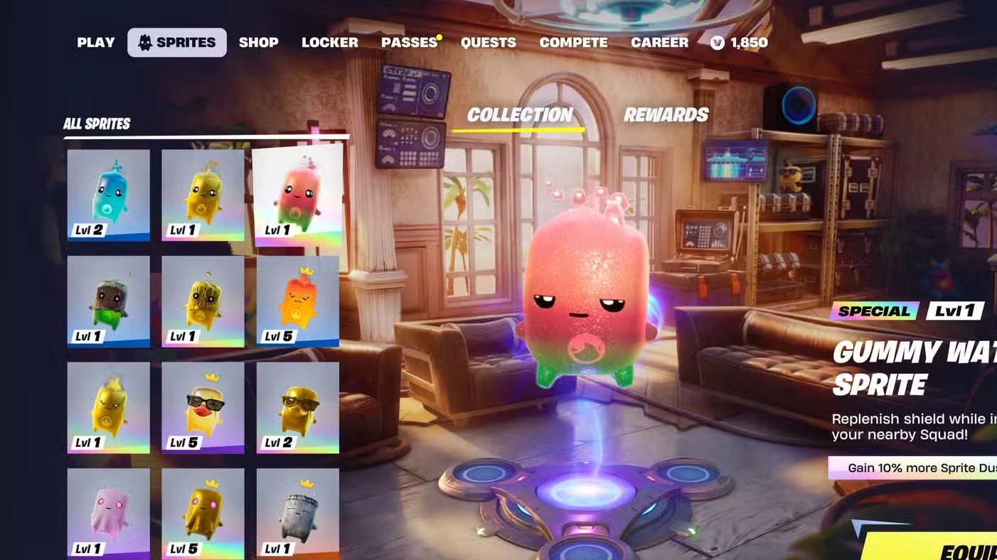 How to Get Gummy Sprites in Fortnite