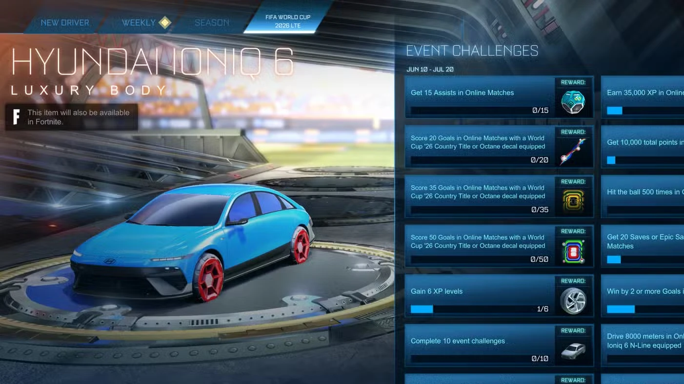 How to Get the Free Hyundai FIFA World Cup Car in Fortnite