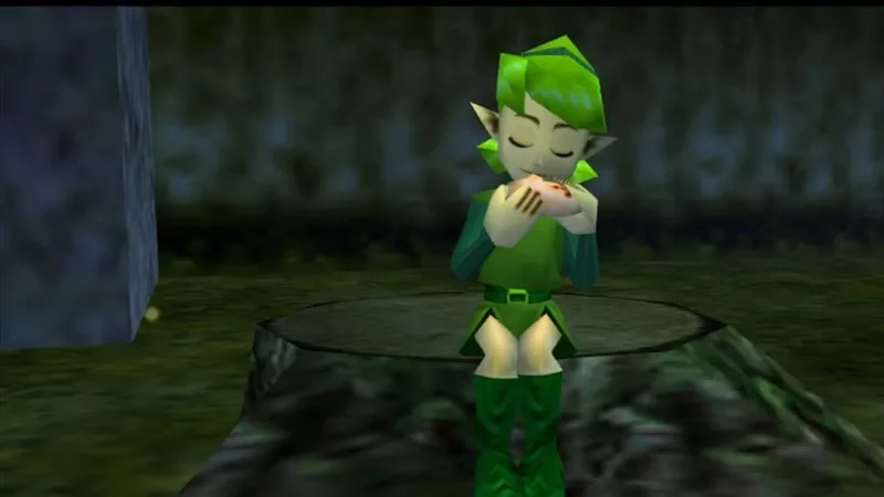 Como atravessar o Lost Woods em Ocarina of Time