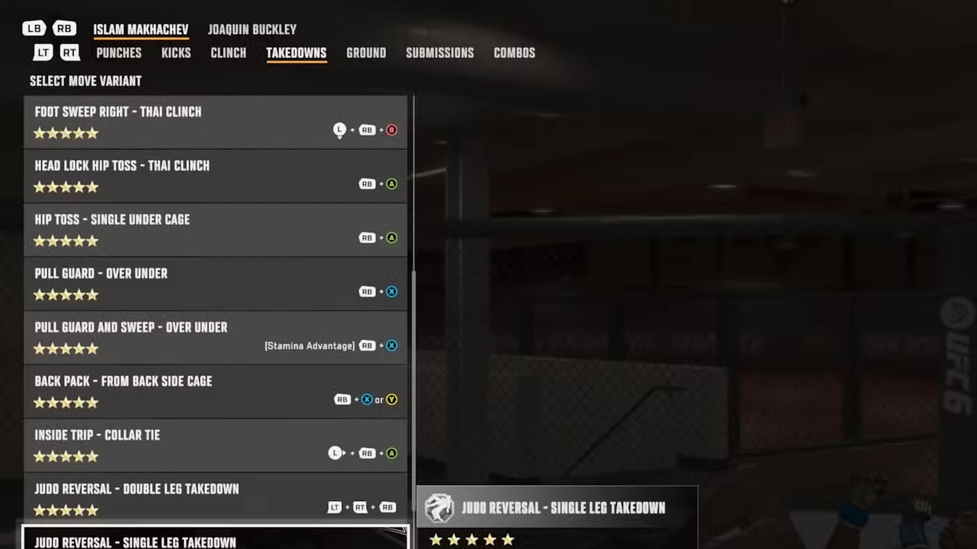 How to Perform & Counter Takedowns in UFC 6