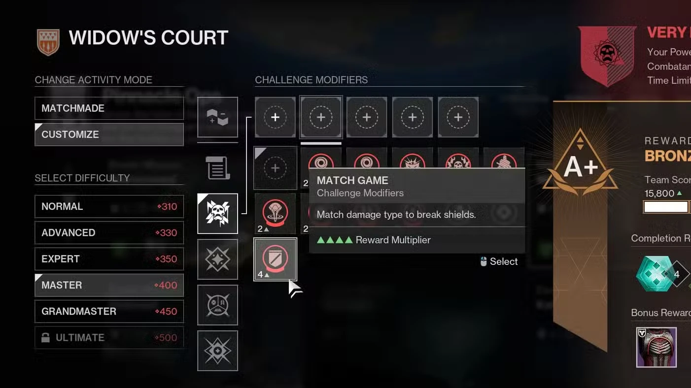 How to Turn On Match Game in Destiny 2