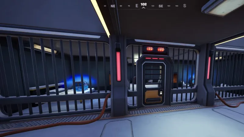 Abrir a cela trancada na prisão de Sinister Strip em Fortnite Runners