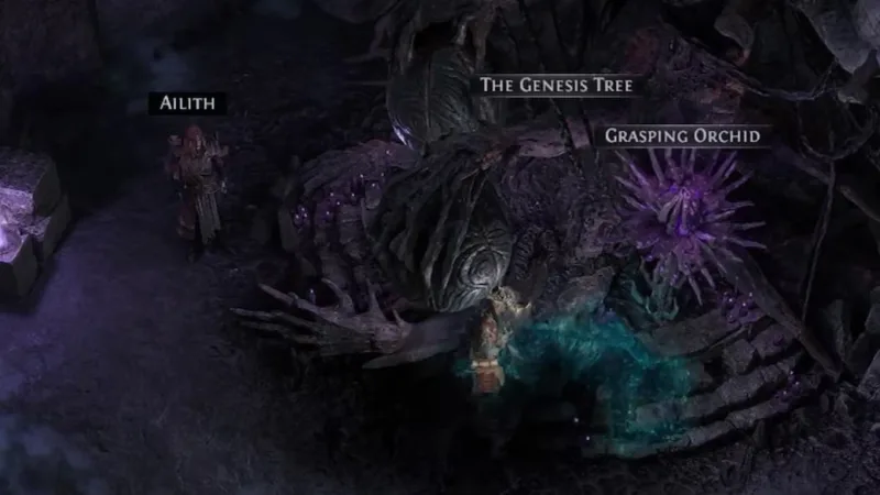 Orquídea Apreensiva em Path of Exile 2 — desbloqueio e uso