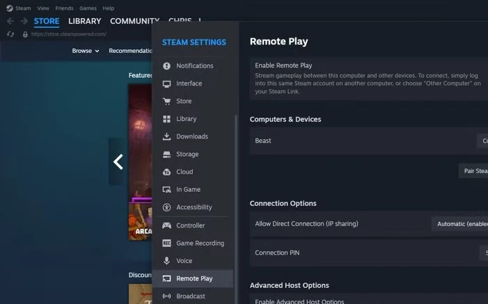 How to Use Remote Play on Steam