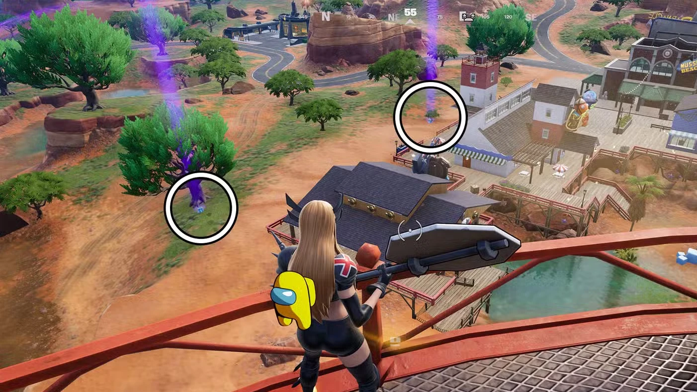 How to use the lighthouse beam to reveal rare chests in Fortnite