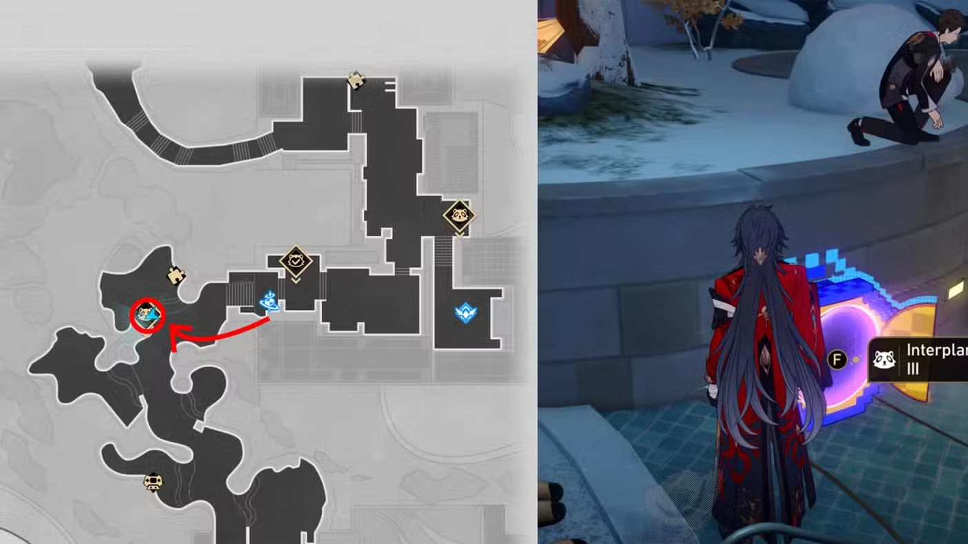 Inkford Hermitage Bizarre Melody Puzzle Location & Solution In Honkai Star Rail