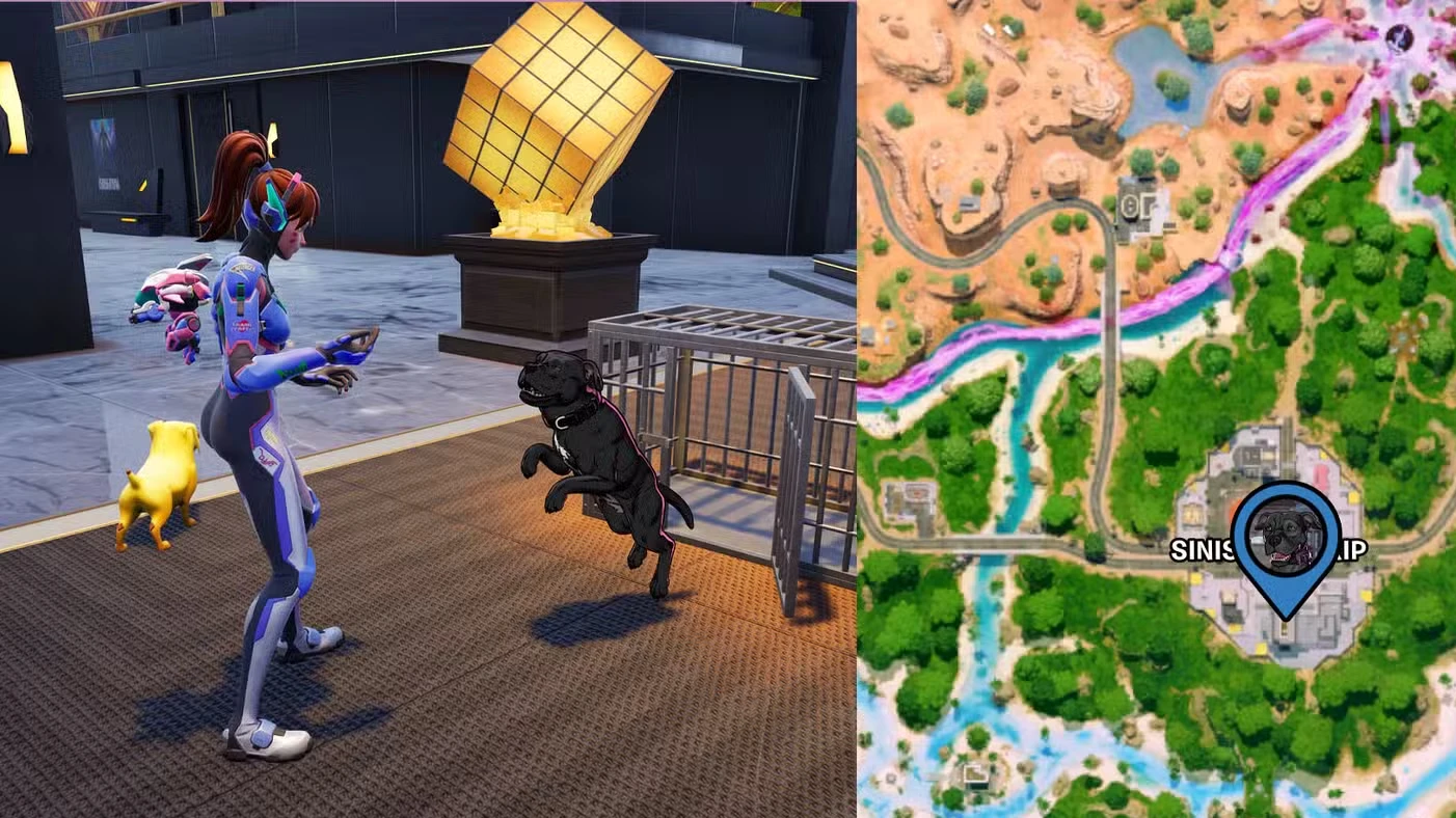 John Wick's Dog location in Fortnite Chapter 7 Season 3