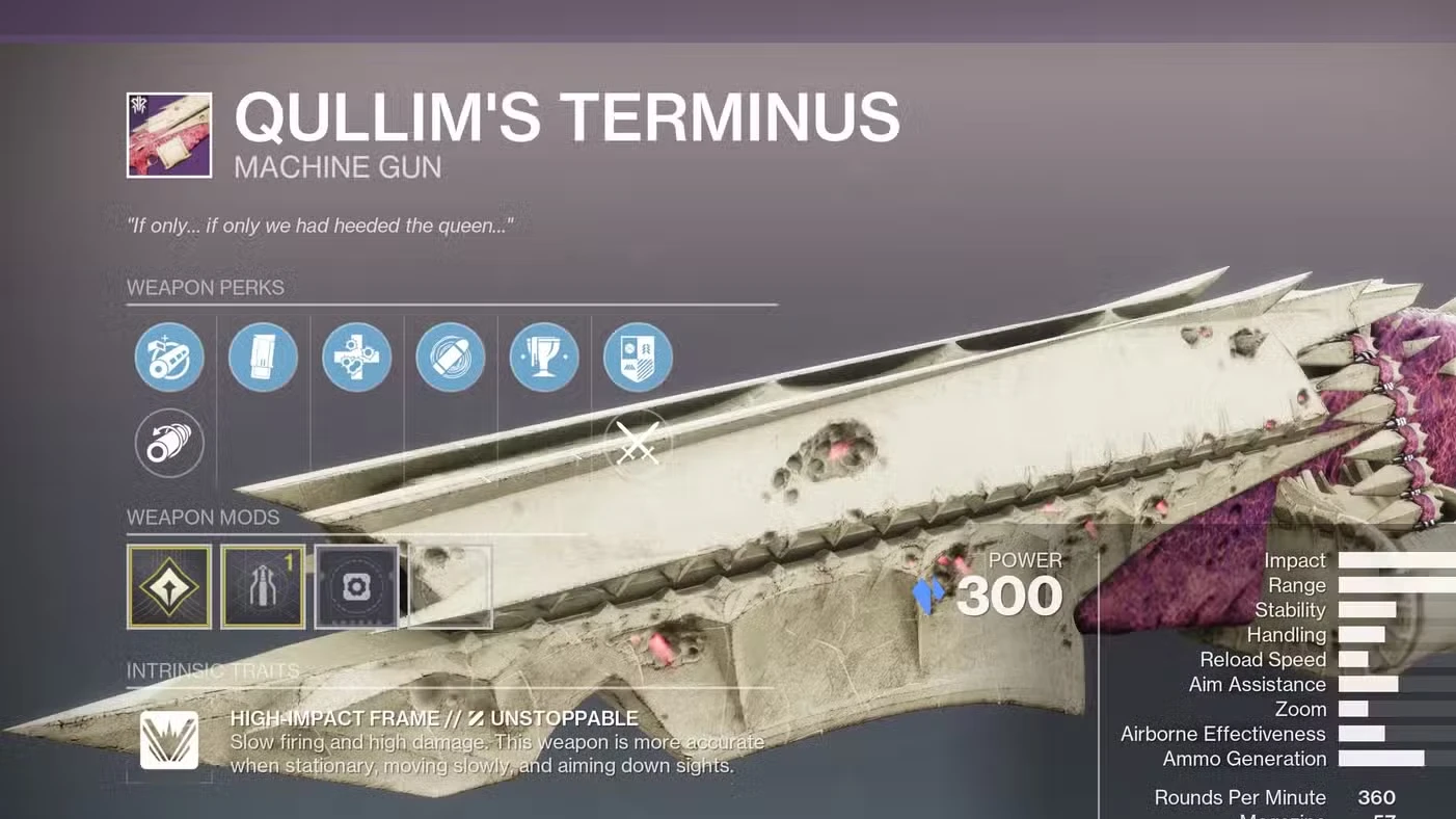 King’s Fall Loot Table and God Rolls in Destiny 2
