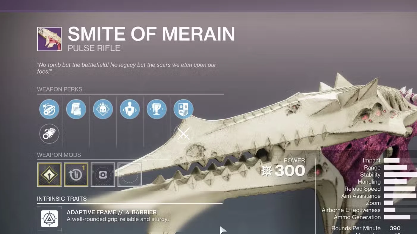 King’s Fall Loot Table and God Rolls in Destiny 2