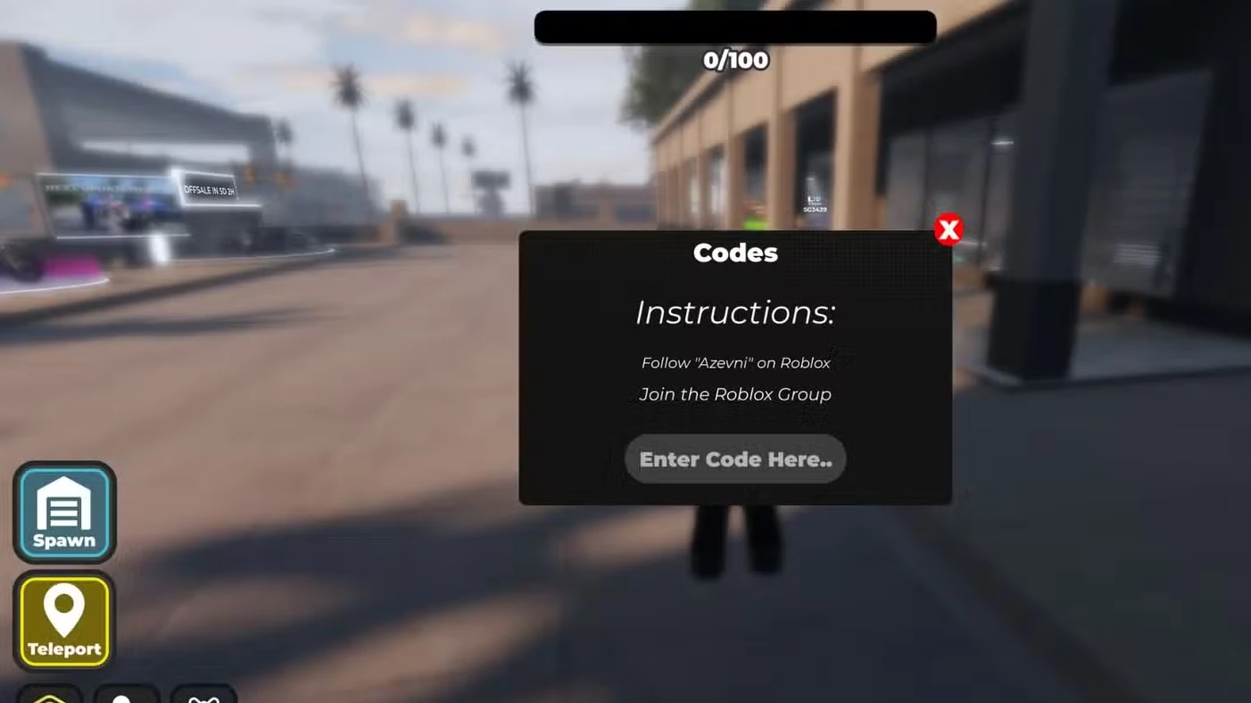 LA Rideout Codes