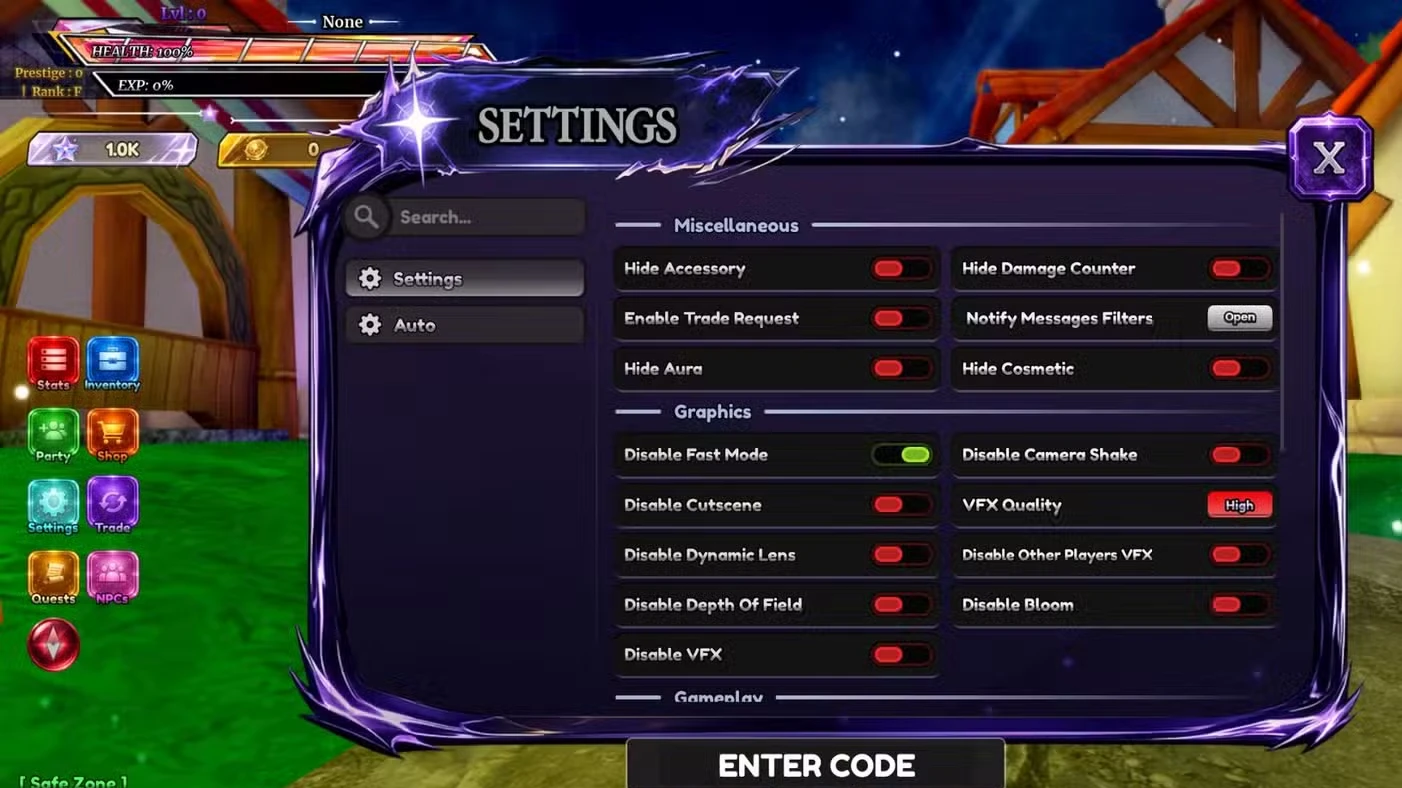 Legacy Piece Codes