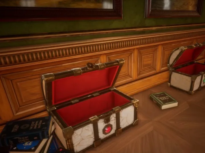 Localização das chaves e recompensas em Librarian: Tidy Up the Arcane Library