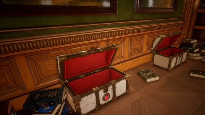 Localização das chaves e recompensas em Librarian: Tidy Up the Arcane Library