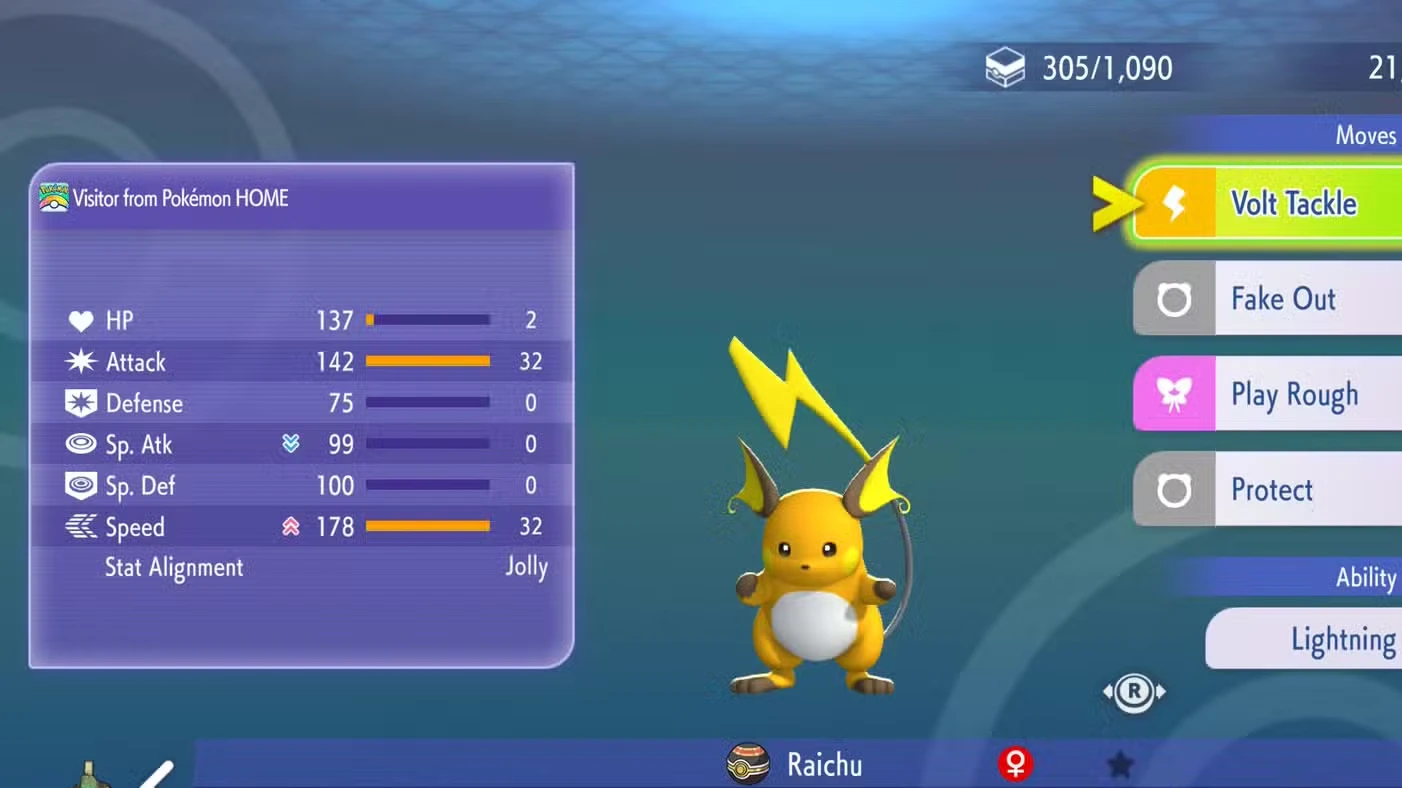 Mega Raichu X Build in Pokemon Champions