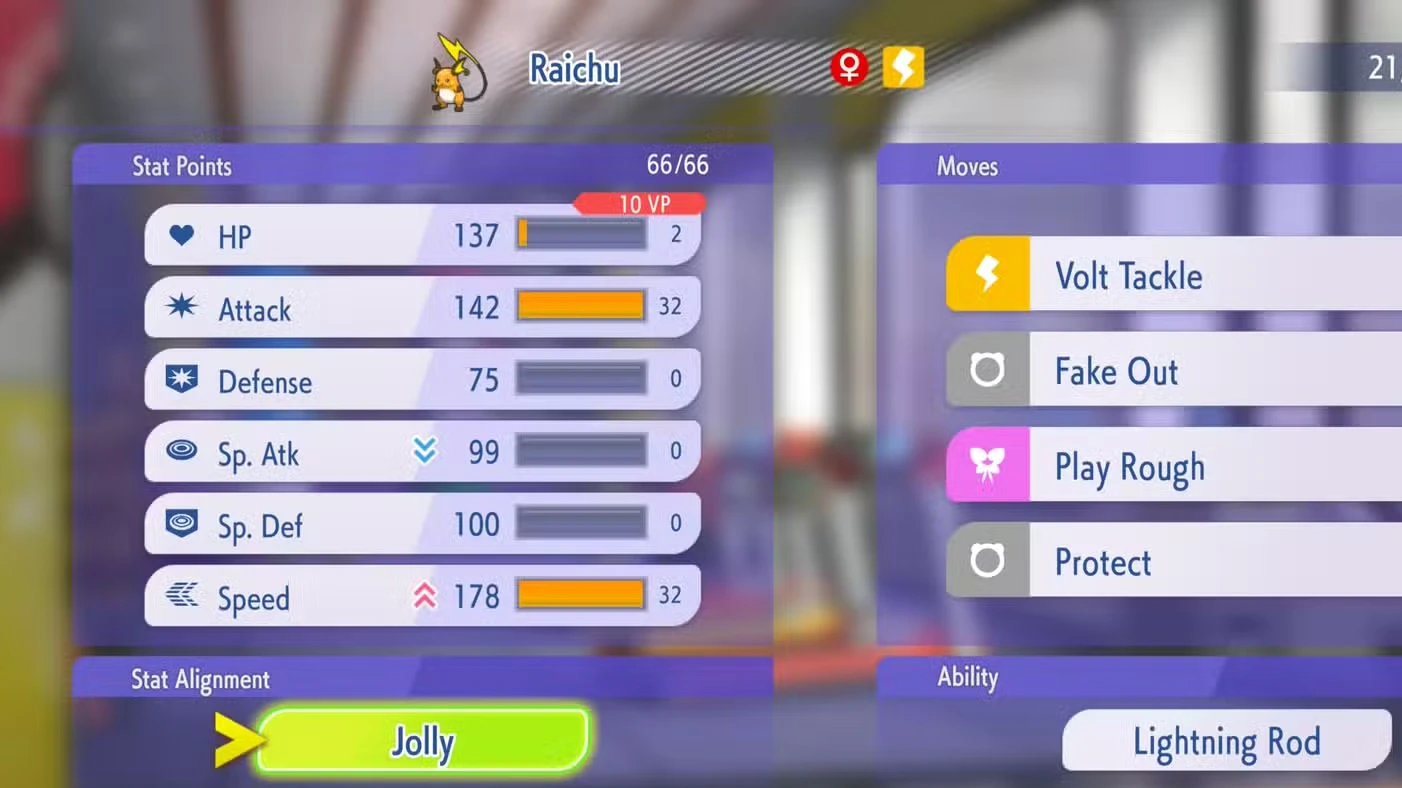 Mega Raichu X Build in Pokemon Champions