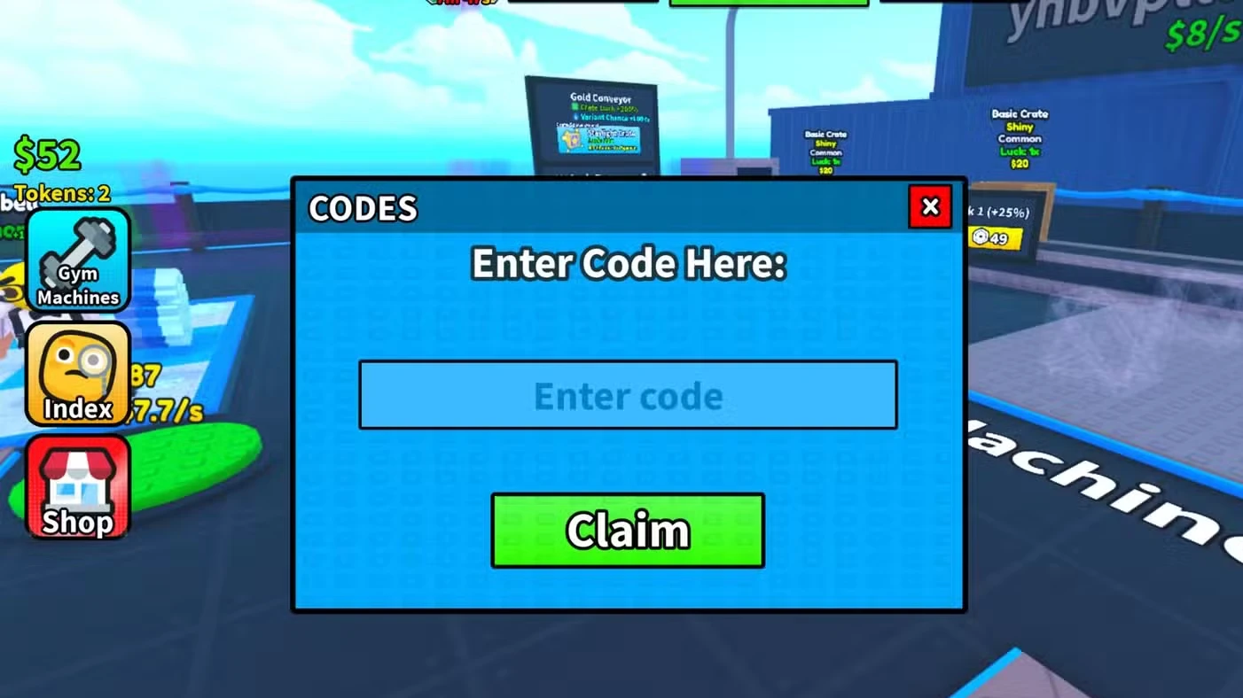My Gym Codes