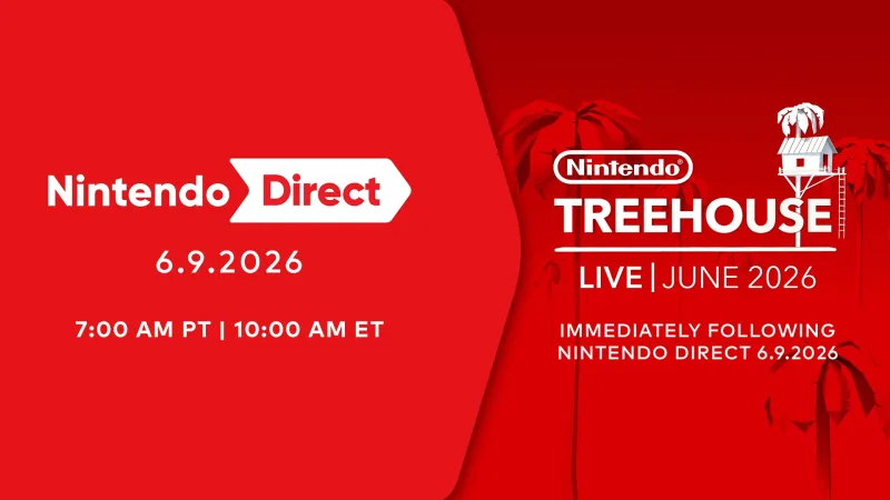 Nintendo anuncia Direct em 9 de junho com Treehouse: Live! na sequência