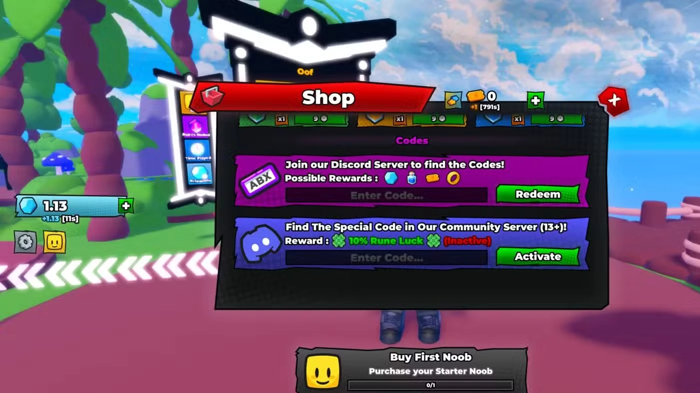 Noob Incremental Codes