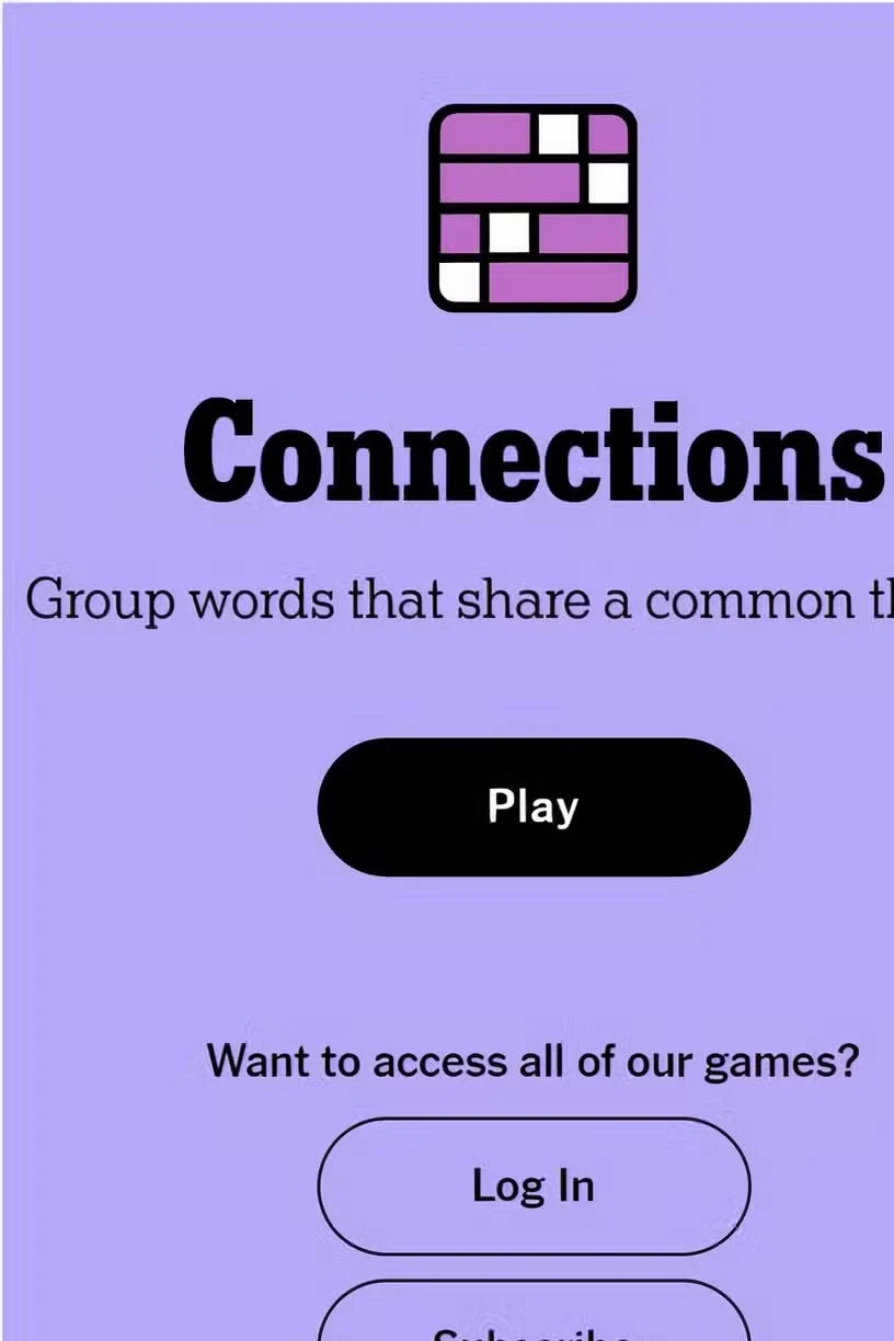 NYT Connections Answers Today: Daily Hints and Solutions