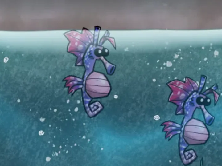 Criaturas e recursos do Aquatic Planet Pack em Oxygen Not Included