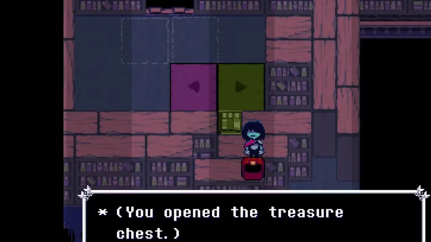Pink and Green Piano Puzzle Guide in Deltarune