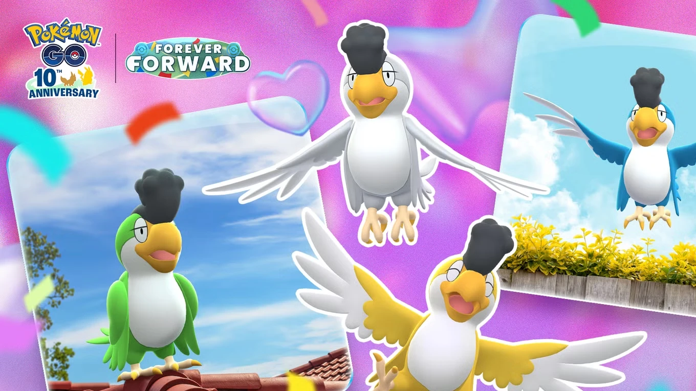 Pokémon Go 'Flying Taxi' event, how to find Squawkabilly guide