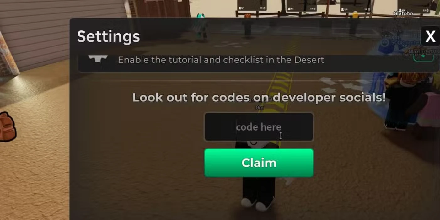 Roblox: A Dusty Trip Codes