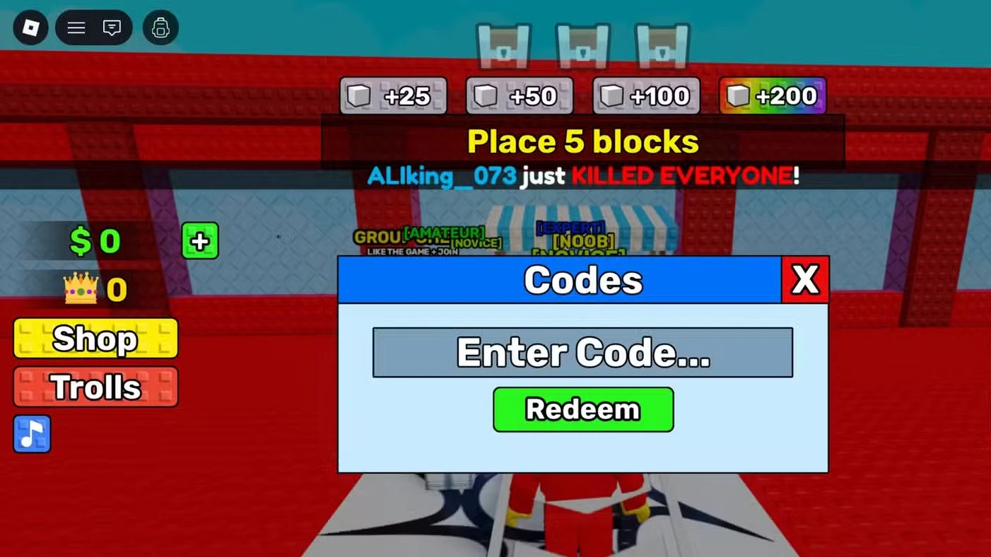 Roblox Bridge Battles Codes