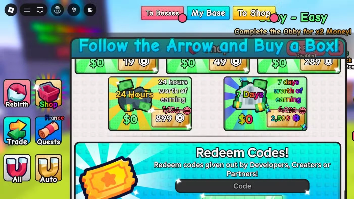 Roblox Build Your Gym Codes