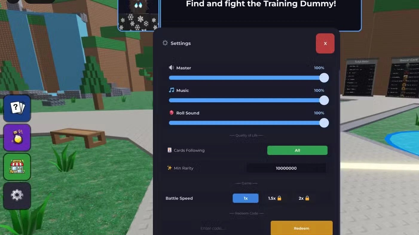 Roblox CardFantasy RNG Codes